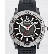 Bulova Precisionist Champlain Men`s Carbon Fiber Black Watch