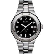 Bulova Sport Marine Star Diamond Stainless Steel Men's Watch