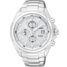 CA0190-56B - Citizen Eco-Drive Super Titanium 100m Sapphire Japan Chronograph Watch