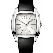 Calvin Klein K2K21120 Watch Recess Mens - Silver Dial Stainless Steel Case Quartz Movement