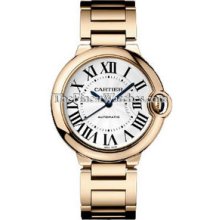 Cartier Ballon Bleu 36mm Pink Gold Watch W69004Z2