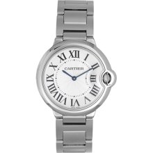 Cartier Ballon Bleu Midsize Stainless Steel Men's/Ladies Watch W69011Z