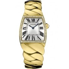 Cartier La Dona Diamond 18kt Yellow Gold Large Ladies Watch WE60020H