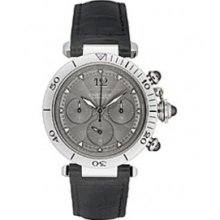 Cartier Pasha Automatic Gray Mens Watch W3107355