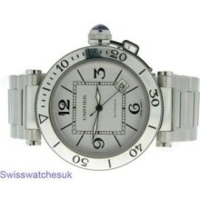 Cartier Pasha C-timer Automatic Watch Steel,shipped From London,uk, Contact Us