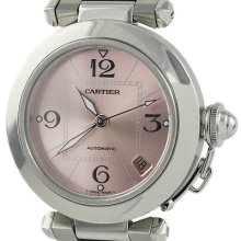 Cartier Pasha C W31075m7 Stainless Steel Swiss Automatic Midsize Unisex Watch