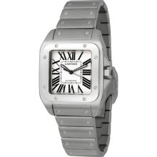 Cartier Santos 100 Large Steel Mens Watch W200737G