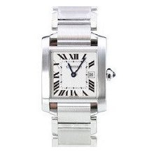 Cartier Tank Francaise Medium Stainless Steel Unisex Watch - W51011Q3