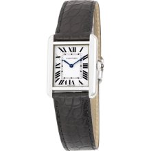 Cartier Tank Solo Steel Small Ladies Watch W5200005