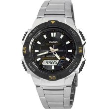 Casio Aqs800wd-1ev Tough Solar Ana-digi Watch