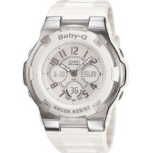 Casio Baby-G White Ladies Watch BGA110-7B