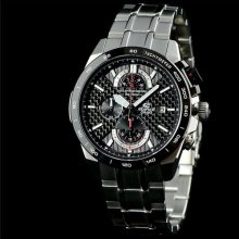 Casio Edifice, Chrono, Tachymeter, Carbon Fiber Dial, Efr520sp Efr-520sp-1av