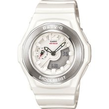 Casio LadiessAnalog Digital White BGA140-7B Watch
