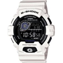 Casio Men s GR8900A 7 G Shock Tough Solar Digital White Resin Watch