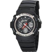 Casio Men's Analog-Digital G-Shock Sport Watch, Black Resin Band