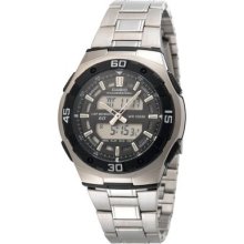 Casio Men's Aq164wd 1av Ana Digi Sport Watch Wrist Watches Sport Accessories