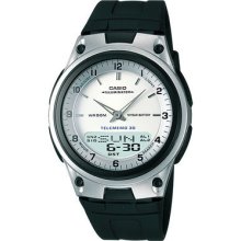 Casio Mens Aw80-7 Analog And Digital Sport 30 Databank World Time Alarm Watch