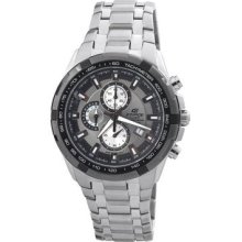 Casio Mens Ef539d-8av Edifice Stainless Steel Chronograph Sport Watch Wristwatch