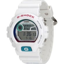 Casio Men's G-Shock White Limited Digital Chronograph Watch - White Rubber Strap - GLX6900-7CR