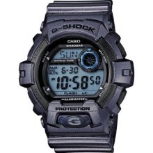 Casio Men's G-Shock Illuminator Plastic Resin Case and Bracelet Blue Digital Dial G8900SH-2