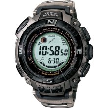 Casio Men's Titanium Multi-Band Triple Sensor Atomic Solar Pathfinder PAW1500T-7V