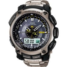 Casio Prg500t-7 Pro-trek Triple Sensor Solar Mens Watch Prg500-7v