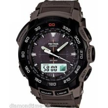 Casio Pro Trek Camouflage Tough Solar Analog/digital Men's Watch Prg550b-5