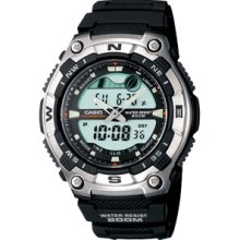 Casio Watches AQW100-1AV Moon and Tide Graph Sports Watch