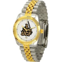 Central Florida Golden Knights UCF Mens Steel Executive Watch