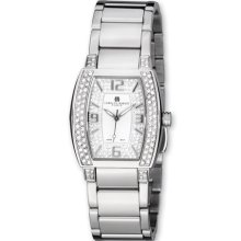 Charles Hubert Ladies Crystal Accent White Dial Watch XWA3290