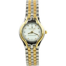 Charlie Jill Women's Two-tone Stainless Steel Watch (WAT8358L-WHTGDSVR)