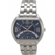 Charmex of Switzerland Watches Men's Monte Carlo Blue Dial Silver Tone
