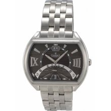 Charmex of Switzerland Watches Men's Monte Carlo Dark Grey Dial Silver