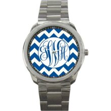 Chevron Personalized Boyfriend Watch - Personalized Watch - Ladies Watch - Stainless Steel Watch - Personalized - Watch - Anchor
