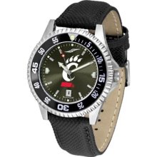 Cincinnati Bearcats UC Mens Leather Anochrome Watch