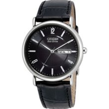 Citizen BM8240-03E Watch Eco-Drive Mens - Black Dial Stainless Steel Case Quartz Movement