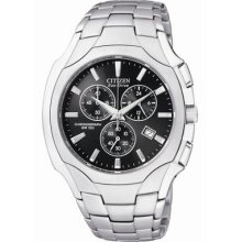 Citizen Eco-drive Gents At0880-50e Chronograph Watch Rrp Â£199.00