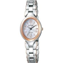 Citizen Exceed Ex2044-54w Eco-drive Solar Power Titanium Women's Watch