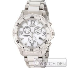 Citizen - Ladies Ceramic Chronograph Eco-drive Watch - Fb1230-50a