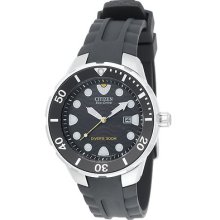 Citizen Mens Eco-drive Professional Diver Watch Rubber Strap Bn0070-09e