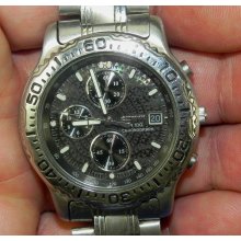 Citizen Men's Stainless Steel WR-100,Chronograph Wristwatch-Watch #0510