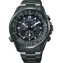 Citizen Promaster Eco-drive Skyhawk Black Ip 100m Pilots Watch Jr3174-50e