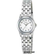 Citizen Q&q Falcon Analog Display White Vm37-850 Ladies Watch