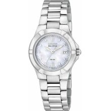 Citizen Stainless Steel 25mm Dress Mother of Pearl Watch