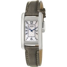 Coach Lexington Women's White Mother Of Pearl Dial Leather Watch