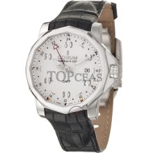 Corum Admirals Cup GMT Steel White