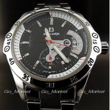Date Luxury Elegant Fashion Mechanical Automatic Steel Men Wrist Watch Wh198