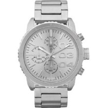 Diesel Advanced Chronograph Silver Dial Stainless Steel Ladies Watch DZ5301