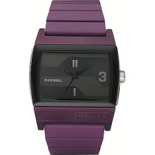Diesel DZ1391 Black Dial Purple Band Men's Watch ...
