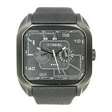 Diesel Leather Multifunction Black Dial Men's watch #DZ4171